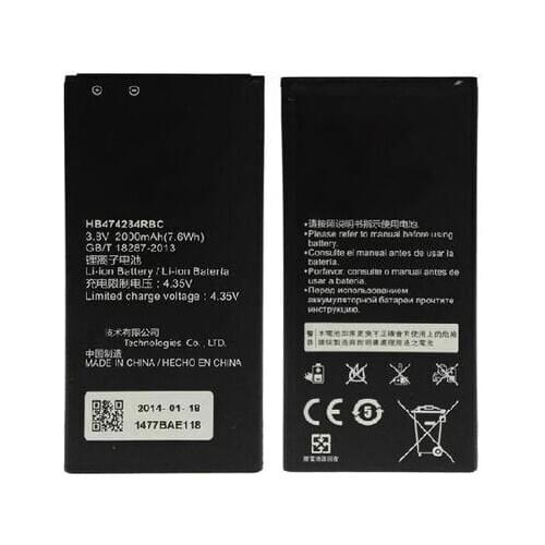 ALLCCX battery HB474284RBC for Huawei Ascend G521 G615 G620 Y550 C8816D C8817E 83.3X41.4X4.5mm