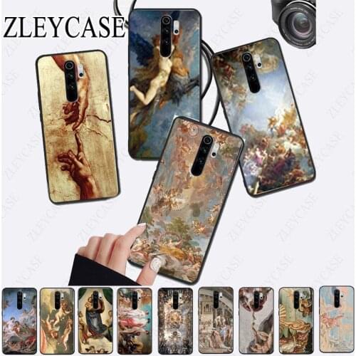 The Creation of Adam Renaissance painting Art Phone Case for redmi note8pro note7 note5 6pro 7A 8A Note8T note9s note9pro Case