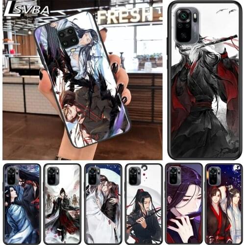 MO DAO ZU SHI for Xiaomi Redmi Note 10 10S 9 9T 9S 9Pro Max 8T 8Pro 8 7 6 5 Pro 5A 4X 4 Soft Black Phone Case