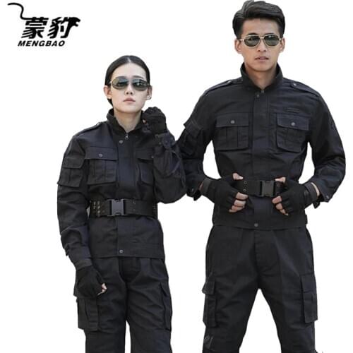 Black Military Uniform Tactical Suit Combat Shirt Uniforms Uniforme Militar Tatico Multicam Clothing Combat Hunting Clothes Men