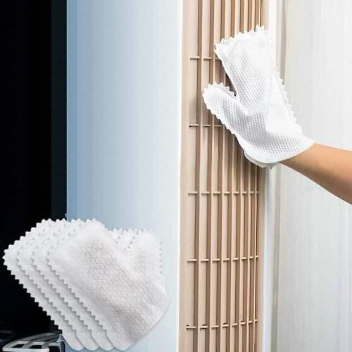 Home Fish Scale Cleaning Gloves Disposable Non-Woven Cleaning Gloves for Home and Kitchen