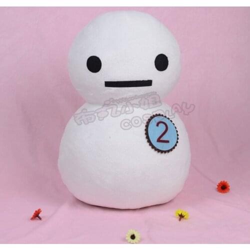Karneval Yukkin Snowman Cosplay Mascot Toy Anime White Plush & Stuffed Cartoon Doll