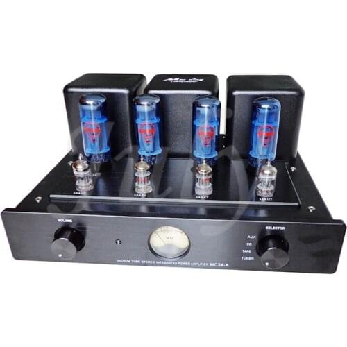 MC34-A Classic amplifier , 38Wx2 18Hz-60KHz±1dB combined amplifier power amplifier EL34 push-pull, distortion 0.8
