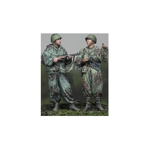 1/35 WW2 Soviet scout 2 people WWII Resin Model Kit figure Free Shipping