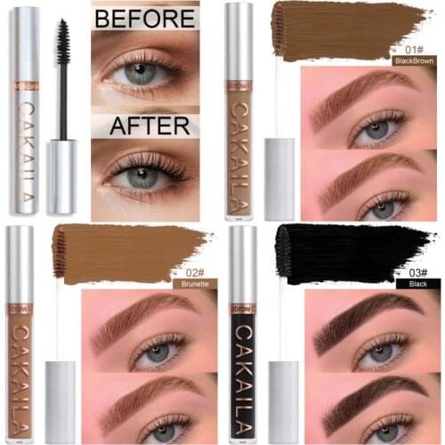NEW Stylish Eyebrow Dye Mascara Sets Thick Waterproof Long Lasting Eyelash Eye Brow Makeup Cream Beauty Cosmetics Kit TSLM1