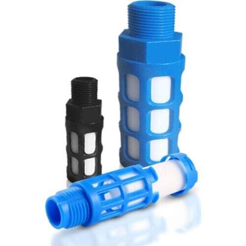 1/8" 1/4" 3/8" 1/2" 3/4" 1" BSP Male Thread Pneumatic Silencer Muffler Connector Air Fitting