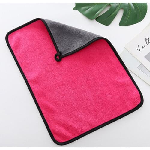 Red 30X30 Car Microfiber Drying Cloth Towel 500GMS Chemistry For BMW Acura KIA Hyundai Ford Cheverolet MG Car Wash Accessories