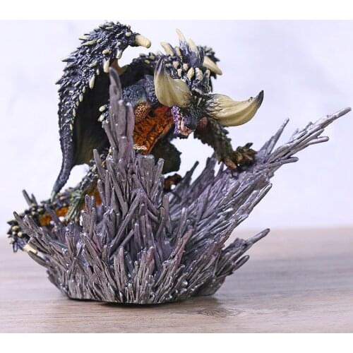 Hot Game Monster Hunter World Nergigante PVC Figure Statue Cover Monsters Model Toy