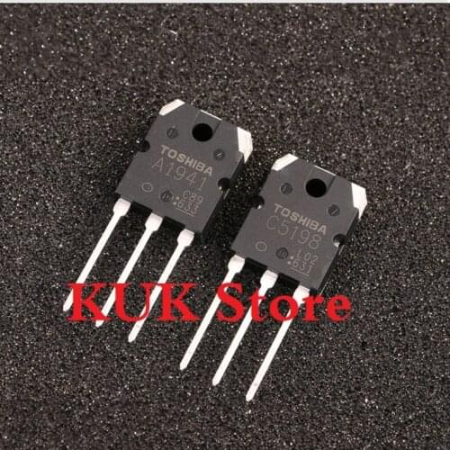 Real Original 100% NEW A1941 C5198 2SA1941 2SC5198 TO-3P 10Pair = A1941 10PCS + C5198 10PCS