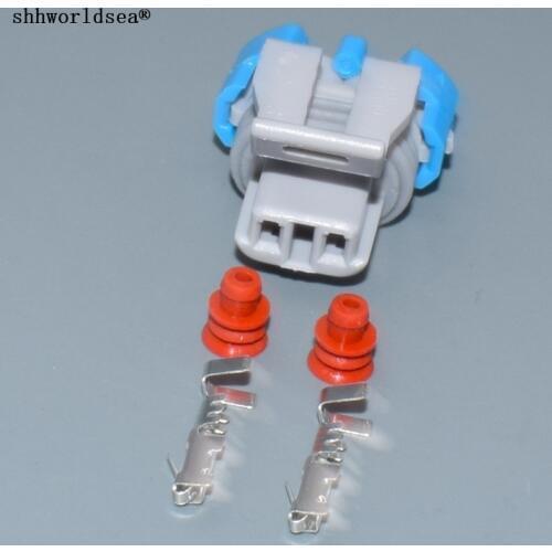 Shhworldsea 2 Pin 1.5mm Female Automotive Connector 12052644 female auto electrical pcb connector plug waterproof connector