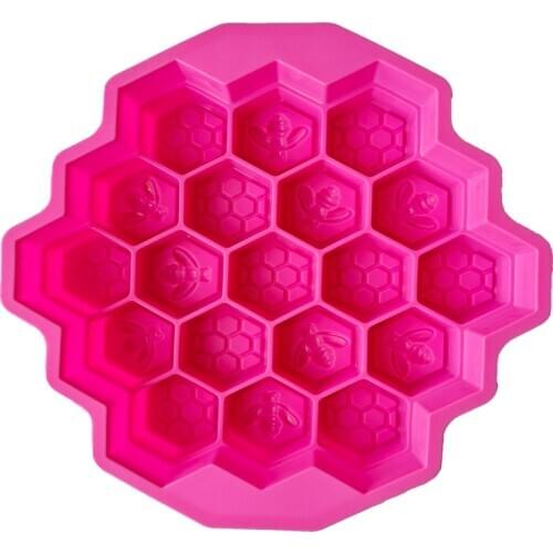 Silicone Soap Molds bee DIY Handmade Mold for Bundt Cake Cupcake Muffin Coffee Pudding Candle Making Supplies
