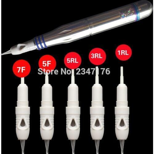 Mixed sale 300pcs micro needles permanent makeup machine needle 3F/5F/7F for tattoo eyebrow lips liner beauty tattoo needles