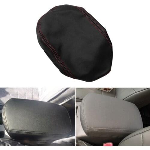 Car-styling Interior Center Armrest Box Skin Cover Leather Trim For Audi A3 2017 2018