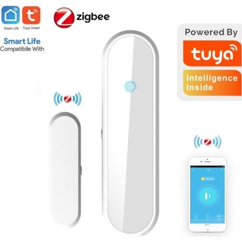 Smart WiFi Door Sensor Door Window Open Detector Home Security Notification Alerts APP Compatible With Alexa Google Home