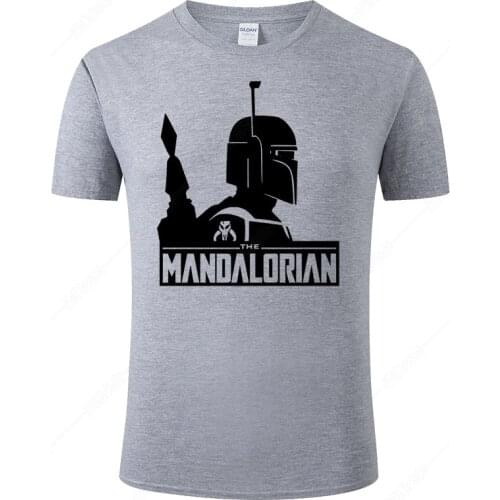 The Mandalorian T Shirt Men Women High Quality Print 100% Cotton Short Sleeve T-shirt Hipster Cool Tee Cool Unisex Clothing J22