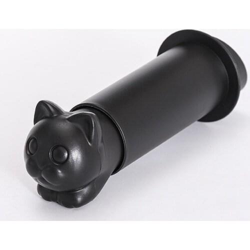 Toilet Non-Punching Paper Towel Receiving Rack Creative Kitten Telescopic Paper Towel Rack