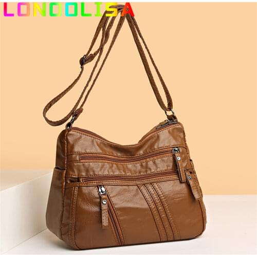 Ladies Shoulder Messenger Bag Luxury Designer Crossbody Bags for Women 2021 PU Leather Womens Travel Bag Purses and Handbags