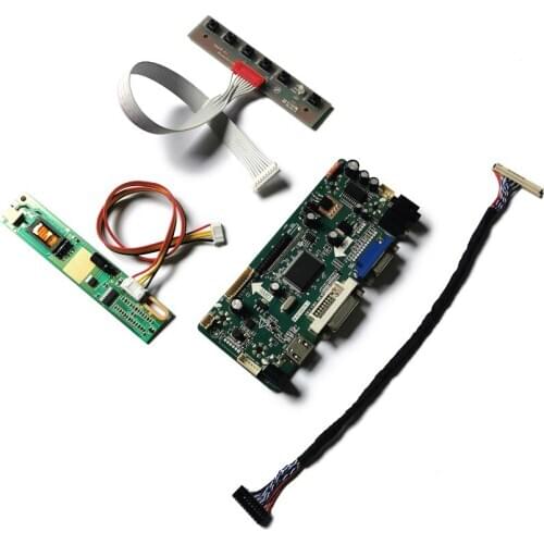 1CCFL M.NT68676 monitor controller kit VGA DVI matrix Fit LTN141AT02/LTN141AT03/LTN141AT07/LTN141AT13 LVDS 30 Pin 1280*800