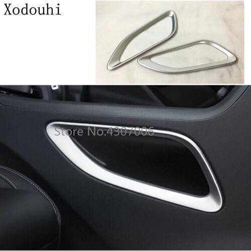 Car Middle Front Shift Stall Paddle Left And Right Row Of Decorative Trim 2pcs For Jaguar F-PACE F Pace 2016 2017 2018 2019 2020