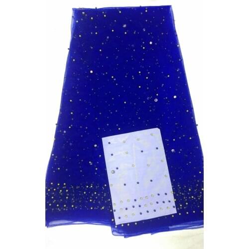 2021 Fashion Latest Beads net Lace Fabrics High Quality Nigerian Wedding Lace French Mesh Material For Bead Lace Fabric m22