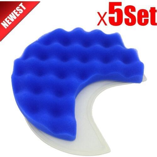 5Set Vacuum cleaner dust Hepa filters filter replacements for Samsung DJ97-00849B SC8551 SC8400 Vacuum Cleaner filter parts