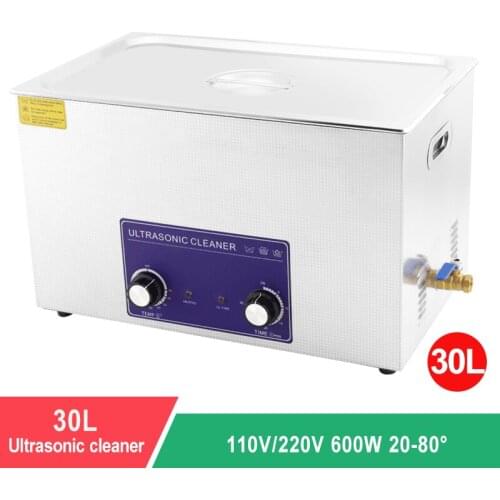 600W 30L/22L Ultrasonic Cleaner 40KHz Stainless Baskets For Glasses Dental Nozzle Phone Mother Board Wash Oil Rust Remove