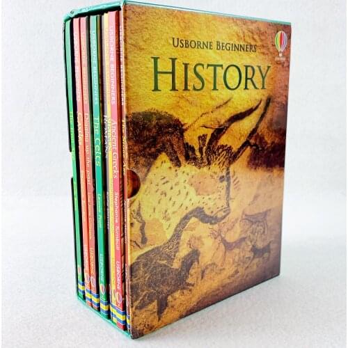 10 Books/Set Beginners History Enlightenment Picture Book Kids Children English Popular Science Reading Books for students