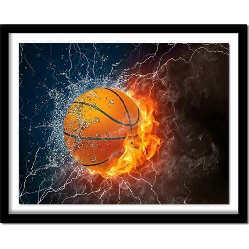 Diamond Basketball 5D DIY Diamond Painting Cartoon Full Drill Square Picture Of Rhinestone Home Decoration