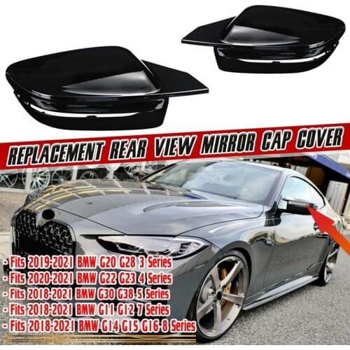 Side Mirror Cover, For-BMW G16 G20 G22 G23 G28 G30 G38 2019-2021 Rearview Mirror Cover Caps