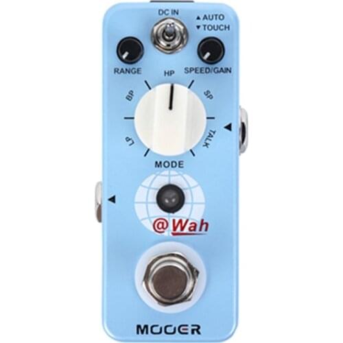 MOOER @Wah Digital Auto Wah Pedal Guitar Effect 5 Modes True Bypass Full Metal Musical Instrument Wah Effect Pedals Accessories