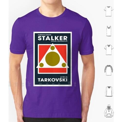 Stalker T Shirt 6xl Cotton Cool Tee Film Cinema Pictures Movie Images Time Language Cinematography Filmmaker Writer Editor