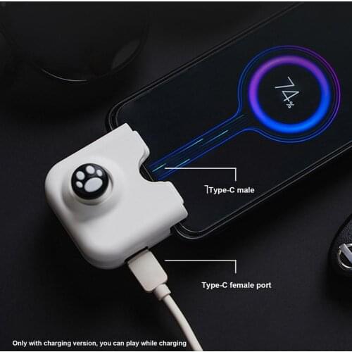 Gamepad Physical Mobile Phone Grip Rocker Joystick No Electricity Controller Half-handle Half-screen Game Type-C For Android