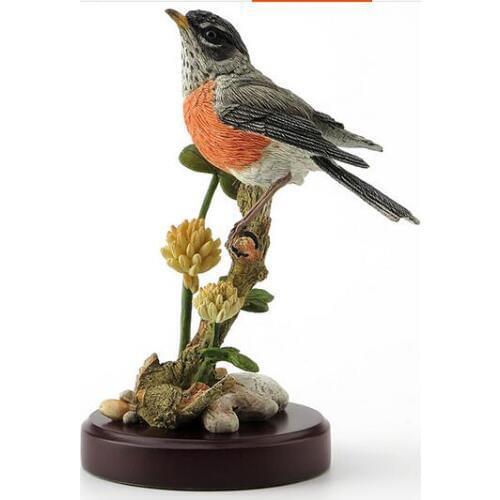 Head Arts Crafts deer head British designer American Robins and alfalfa flowers are decorated with festive gifts