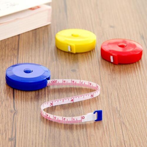 1.5m Ruler Tape Measure Mini Portable Pull Ruler Keychain Portable Retractable Ruler Heart-shaped Tape Measure-TwFi