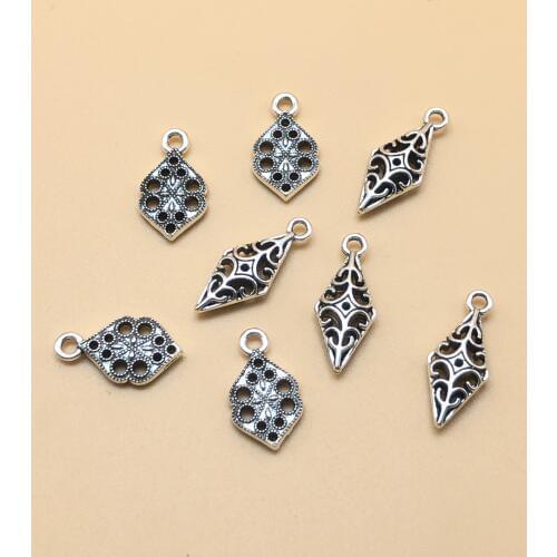 20 PCS Small seed shape pendant for jewelry making DIY handmade necklace bracelet earrings accessories materials