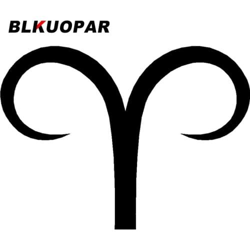 BLKUOPAR for Zodiac Car Stickers Sunscreen Decals Scratch-Proof Car Accessories Creative Air Conditioner Windshield Decor