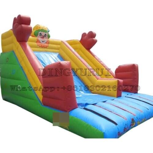 Outdoor Inflatable Land Dry Slide with Clawn Design for Kids Jumping Game