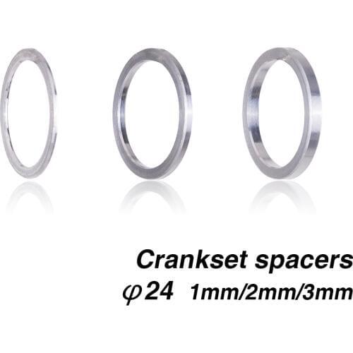 MTB Bottom Brackets spacers 1mm 2mm 3mm Gasket for Road Mountain bike aluminum alloy anti-corrosion anti-rust Shim