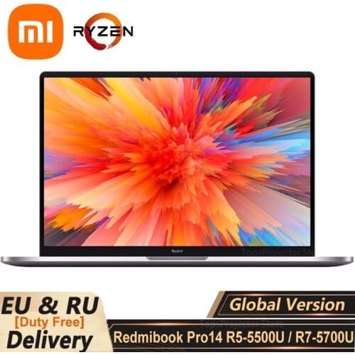 2021 New Xiaomi RedmiBook Pro 14 Laptop AMD Ryzen R5 5500U/R7 5700U 100%sRGB 2.5K Screen 14 Inch Office Notebook PC 16GB+512GB