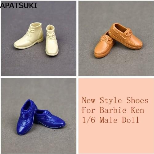Multistyle Doll Shoes Sneakers Shoes For Ken Boy Dolls Accessories Casual Fashion Shoes For Barbie Boyfriend Prince Ken 1/6 Doll