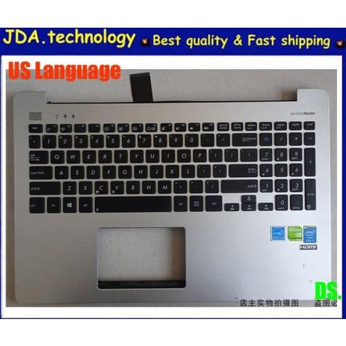 MEIARROW New Genuine Upper cover for ASUS R553L S551LN V551 A551L K551L S551L Palmrest Upper cover US language keyboard
