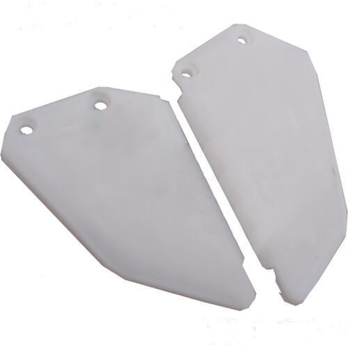 Motorcycle CBR250 CBR400 front footrest step pedal peg plastic triangle board for Honda 250cc 400cc CBR 250 400 foot rest parts