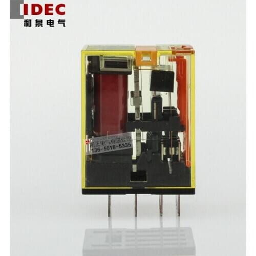 5 pieces Brand new genuine IDEC relay RU4S-A220 RU4S-D24 four open four closed DC24V AC220V