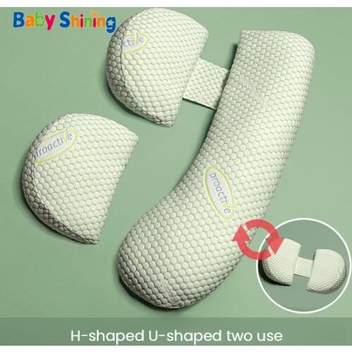 Pregnancy Pillow Maternity Sleeping Support Pillows 100% Cotton U Shaped Pregnant Cushion Women Breastfeeding Side Sleep Nursing