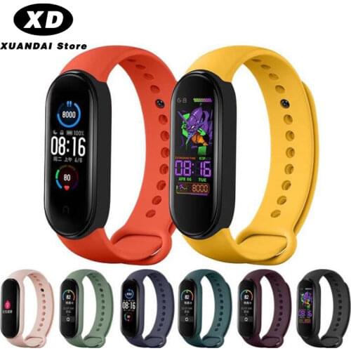 Wrist strap for mi band 5 Amazfit Band 5 Silicone Sport Strap for xiaomi Band 5 Bracelet Replacement strap Accessories