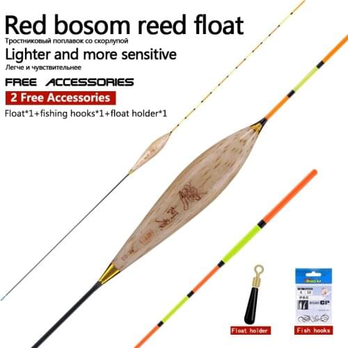 2019 Professional Reed Fishing Floats Deep Water Bobber Fresh Water High Quality Fishing Buoy Carp Fishing Tackle Accessories