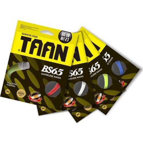 1 pc TAAN BS65 0.67MM badminton strings Flexibility Badminton strings 10M