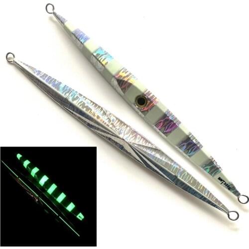 Ufishing Fast Sinking Jigging Fishing Lure 28cm/300g Single Eye Metal Jig for Deep Sea Fishing