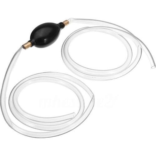 1Pc New Car Fuel Gas Pump Petrol Liquid Hand Pump Primer Bulb Water Oil Transfer Pump PVC Syphon 8mm Pipe