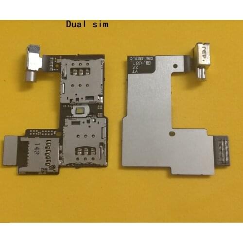 10pcs Original SIM Card+Micro SD Memory Slot Tray Holder Reader Flex Cable Board For Motorola FOR Moto G2 XT1068 XT1069 G 2nd